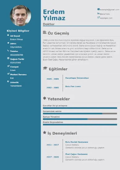 Doktor Örnek cv indir